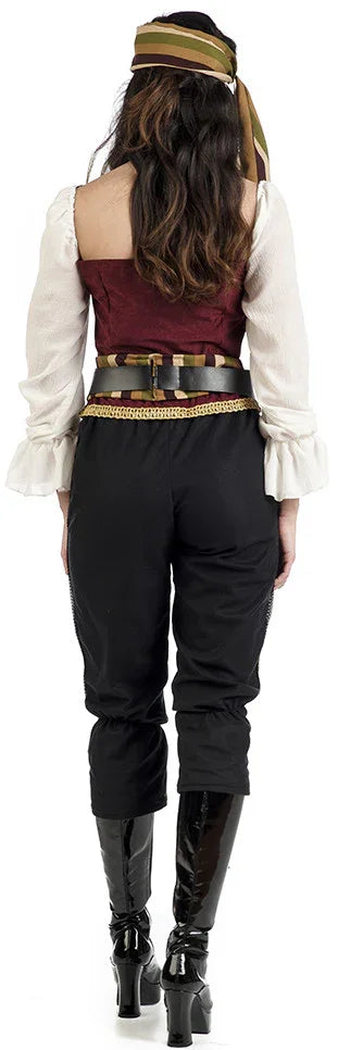 Disfraz de Pirata Bucanera con Pantalón Pirata Limit Sport